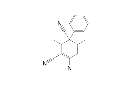 1-AMINO-3,5-DIMETHYL-4-PHENYLCYClOHEXENE-2,4-DICARBONITRILE