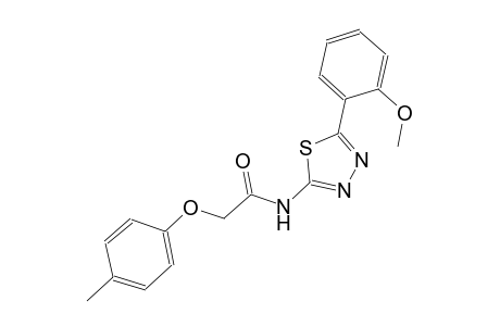 N-[5-(2-methoxyphenyl)-1,3,4-thiadiazol-2-yl]-2-(4-methylphenoxy)acetamide