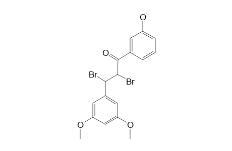2,3-DIBROMO-3-(3,5-DIMETHOXYPHENYL)-1-(3-HYDROXYPHENYL)-PROPAN-1-ONE
