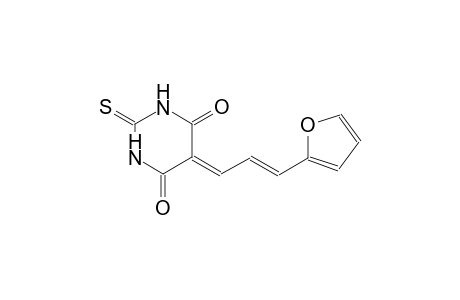 5-[(2E)-3-(2-furyl)-2-propenylidene]-2-thioxodihydro-4,6(1H,5H)-pyrimidinedione