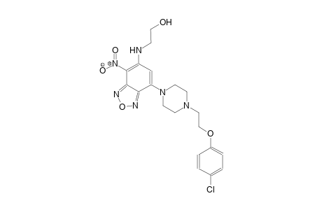 2-[(7-{4-[2-(4-chlorophenoxy)ethyl]-1-piperazinyl}-4-nitro-2,1,3-benzoxadiazol-5-yl)amino]ethanol