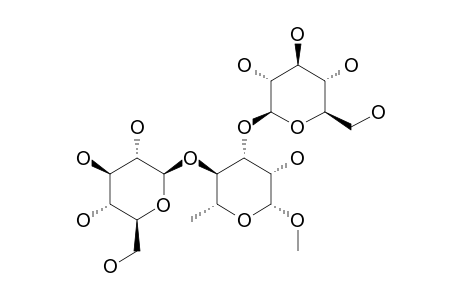 BETA-D-GLC-(1->3)-BETA-D-GLC-(1->4)-ALPHA-L-RHA-OME