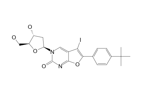 3-(2'-DEOXY-BETA-D-RIBOFURANOSYL)-5-IODO-6-(4-TERT.-BUTYLPHENYL)-2,3-DIHYDROFURO-[2,3-D]-PYRIMIDIN-2-ONE