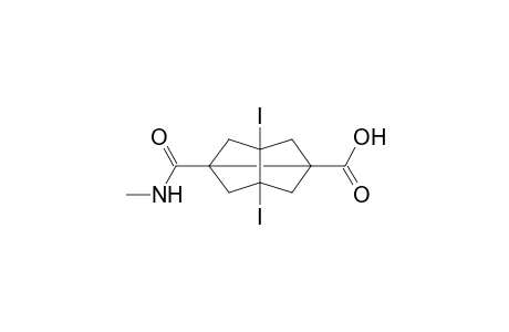 3,7-Diiodo-5-(N-methylcarbamoyl)tricyclo[3.3.0.0(3,7)]octane-1-carboxylic acid