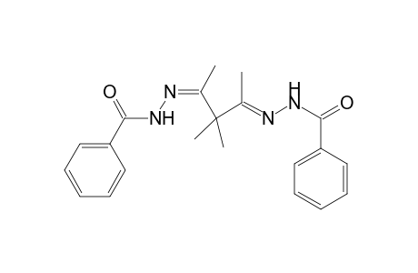 Benzoic acid, (1,2,2,3-tetramethyl-1,3-propanediylidene)dihydrazide