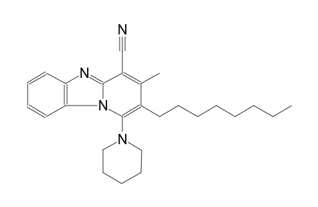 3-methyl-2-octyl-1-(1-piperidinyl)pyrido[1,2-a]benzimidazole-4-carbonitrile