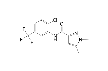 N-[2-chloro-5-(trifluoromethyl)phenyl]-1,5-dimethyl-1H-pyrazole-3-carboxamide