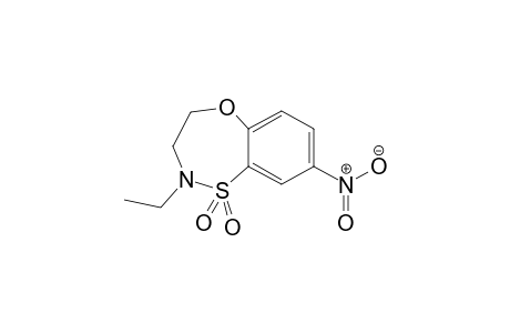 2-Ethyl-8-nitro-3,4-dihydro-2H-benzo[b][1,4,5]oxathiazepine 1,1-dioxide