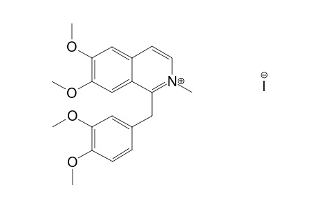 1-(3',4'-Dimethoxbenzyl)-6,7-dimethoxy-2-methylisoquinolinium iodide