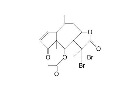 Dibromocyclopropane-helenalin acetate