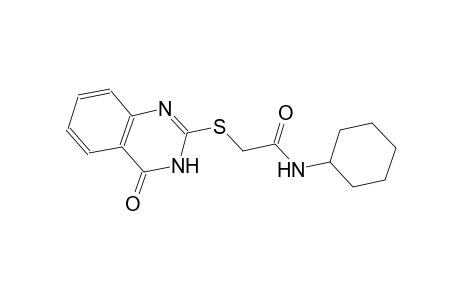 N-cyclohexyl-2-[(4-oxo-3,4-dihydro-2-quinazolinyl)sulfanyl]acetamide
