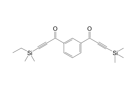 1-[3-(trimethylsilyl)-1-oxoprop-2-yn-1-yl]-3-[3-(Dimethylethylsilyl)-1-oxo-prop-2-yn-1-yl]benzene