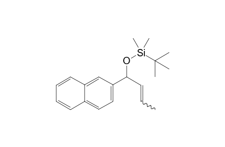 tert-Butyl dimethyl((1-(naphthalen-2-yl)but-2-en-1-yl)oxy)silane