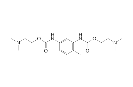 (4-methyl-m-phenylene)dicarbamic acid, bis[2-(dimethylamino)ethyl] ester