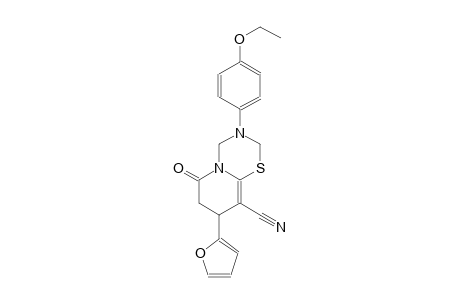 2H,6H-pyrido[2,1-b][1,3,5]thiadiazine-9-carbonitrile, 3-(4-ethoxyphenyl)-8-(2-furanyl)-3,4,7,8-tetrahydro-6-oxo-