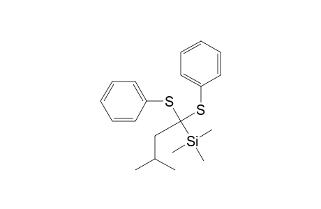 Silane, trimethyl[3-methyl-1,1-bis(phenylthio)butyl]-