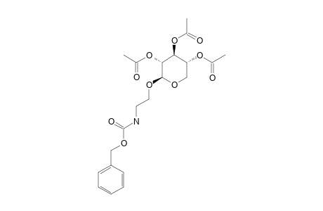 2-(BENZYLOXYCARBONYL)-AMINOETHYL-2,3,4-TRI-O-ACETYL-BETA-D-XYLOPYRANOSIDE