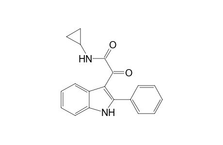 Acetamide, N-cyclopropyl-2-oxo-2-(2-phenyl-1H-indol-3-yl)-