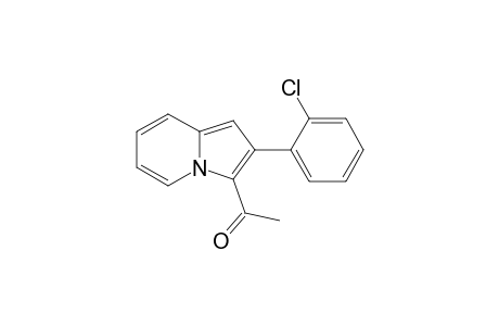1-[2-(2-chlorophenyl)-3-indolizinyl]ethanone