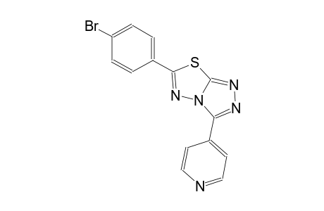 6-(4-bromophenyl)-3-(4-pyridinyl)[1,2,4]triazolo[3,4-b][1,3,4]thiadiazole