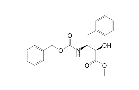 (2R,3S)-2-hydroxy-4-phenyl-3-(phenylmethoxycarbonylamino)butanoic acid methyl ester
