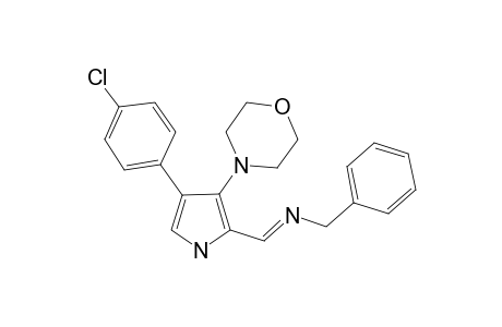 2-(Benzyliminomethyl)4-(4-chlorophenyl)-3-morpholino-pyrrole