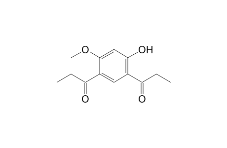 2,4-dipropionyl-5-methoxyphenol