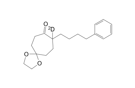 9-Deuterio-9-(4-phenylbutyl)-1,4-dioxaspiro[4.6]undecan-8-one