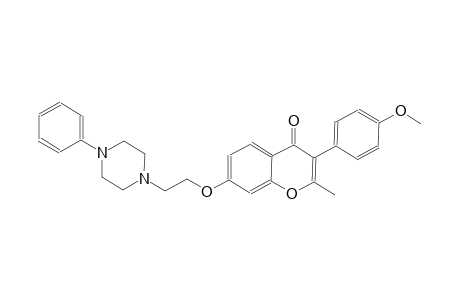 3-(4-methoxyphenyl)-2-methyl-7-[2-(4-phenyl-1-piperazinyl)ethoxy]-4H-chromen-4-one