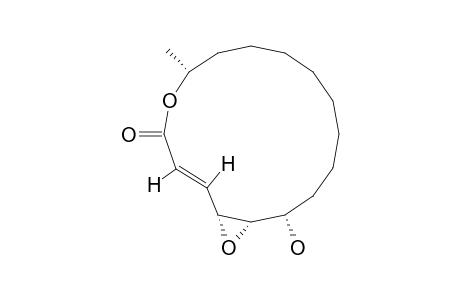 (2E,4R,5S,6S,15R)-4,5-EPOXY-6-HYDROXYHEXADEC-2-EN-15-OLIDE