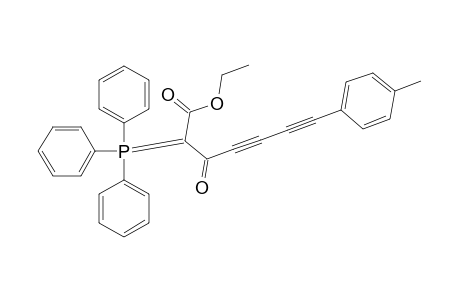 ETHYL-7-(4-METHYLPHENYL)-3-OXO-2-TRIPHENYLPHOSPHORANYLIDENE-PENT-4-YNOATE