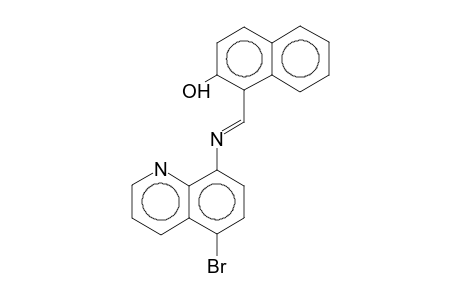 5-Bromo-8-(2-hydroxy-1-naphthylmethyleneamino)quinoline