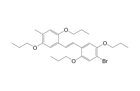 1-(4'-Bromo-2',5-dipropoxyphenyl)-2-(4"-methyl-2",5"-dipropoxyphenyl)ethene