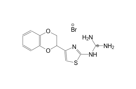 amino((4-(2,3-dihydrobenzo[b][1,4]dioxin-2-yl)thiazol-2-yl)amino)methaniminium bromide