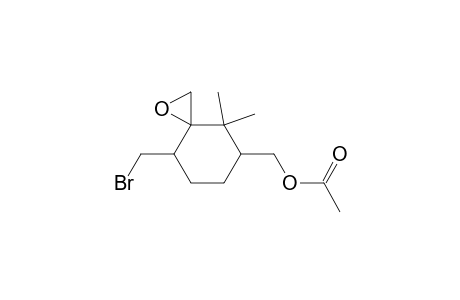 8-(Bromomethyl)-4,4-dimethyl-5-acetoxymethyl-1-oxaspiro[2.5]octane