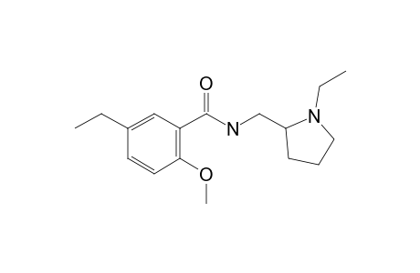 5-ethyl-N-[(1-ethylpyrrolidin-2-yl)methyl]-2-methoxybenzamide