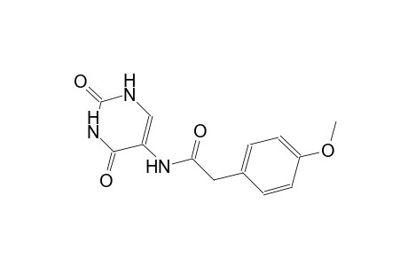 benzeneacetamide, 4-methoxy-N-(1,2,3,4-tetrahydro-2,4-dioxo-5-pyrimidinyl)-