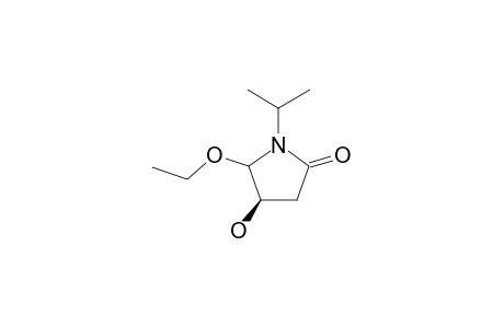 (4S,5RS)-5-ETHOXY-4-HYDROXY-1-ISOPROPYL-2-PYRROLIDINONE;MAJOR-ISOMER