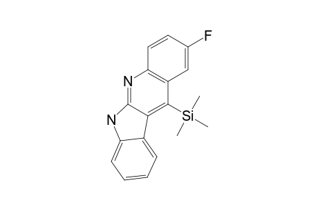 2-FLUORO-11-TRIMETHYLSILYL-6H-INDOLO-[2,3-B]-QUINOLINE