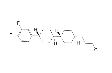 trans-1-[trans-(3,4-Difluorophenyl)cyclohexyl]-4-(3-methoxypropyl)cyclohexane