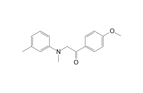 1-(4-Methoxyphenyl)-2-(methyl(m-tolyl)amino)ethanone