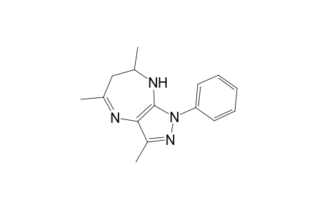 3,5,7-Trimethyl-1-phenyl-1,6,7,8-tetrahydropyrazolo[3,4-b][1,4]diazepine