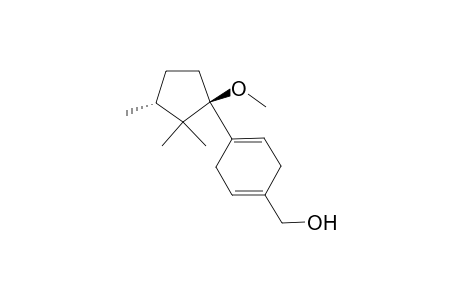 {4-[(1R*,3R*)-1-Methoxy-2,2,3-trimethylcyclopentyl]cyclohexa-1,4-dien-1-yl}methanol