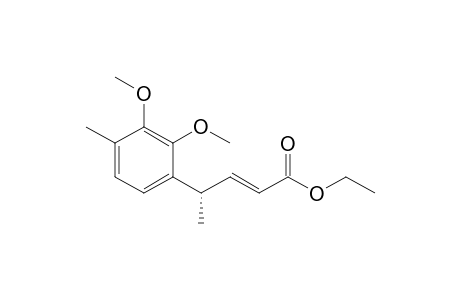 (E,4S)-4-(2,3-dimethoxy-4-methyl-phenyl)pent-2-enoic acid ethyl ester