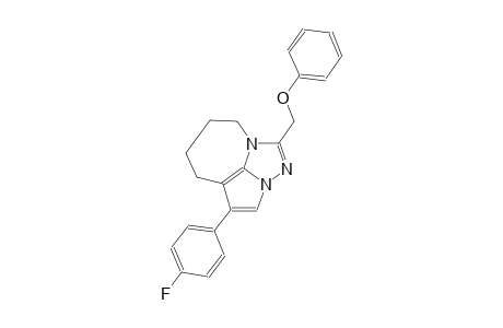 4-(4-fluorophenyl)-1-(phenoxymethyl)-5,6,7,8-tetrahydro-2,2a,8a-triazacyclopenta[cd]azulene