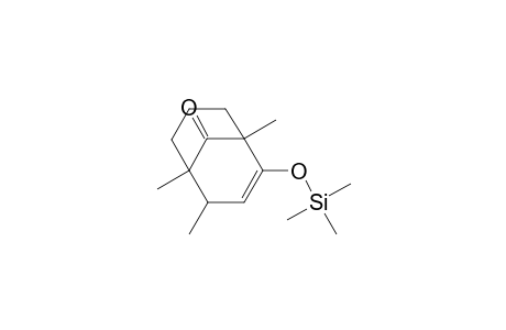 Bicyclo[3.3.1]non-2-en-9-one, 1,4,5-trimethyl-2-[(trimethylsilyl)oxy]-, exo-(.+-.)-