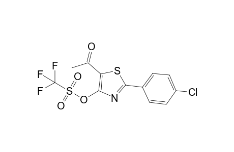 2-(4'-Chlorophenyl) -5-acetyl-4-thiazolyl triflate