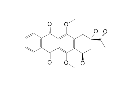 (7R,9S,1' RS)-7,9-Dihydroxy-9-(1'-hydroxyethyl)-6,11-dimethoxy-7,8,9,10-tetrahydronaphthacene-5,12-dione