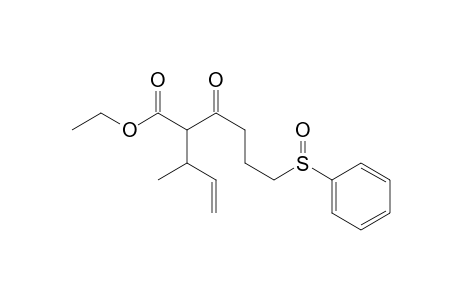 Ethyl ester of 2-(1-Buten-3-yl)-3-oxo-6-phenylsulfinyl-hexancarboxylic acid