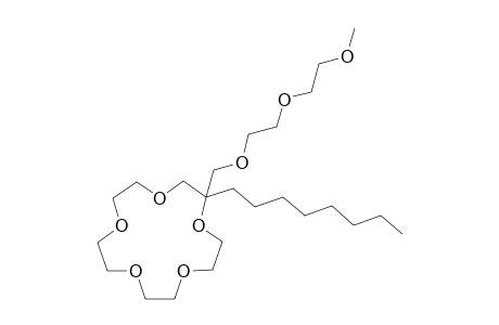 2-[[2-(2-methoxyethoxy)ethoxy]methyl-2-octyl-15-crown-5